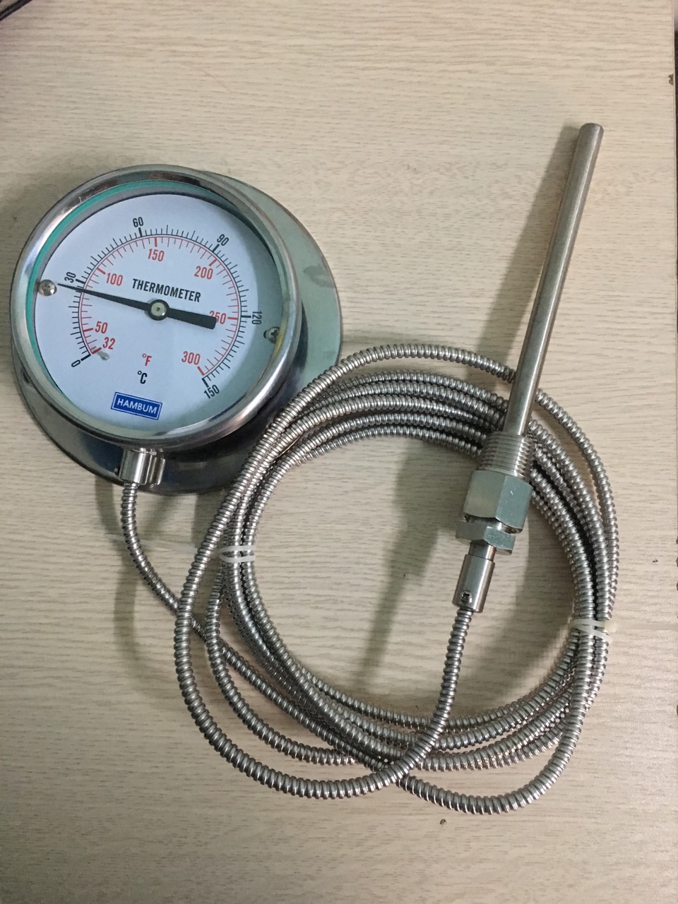 Đồng hồ nhiệt dây 3m, dải nhiệt 0-150oC