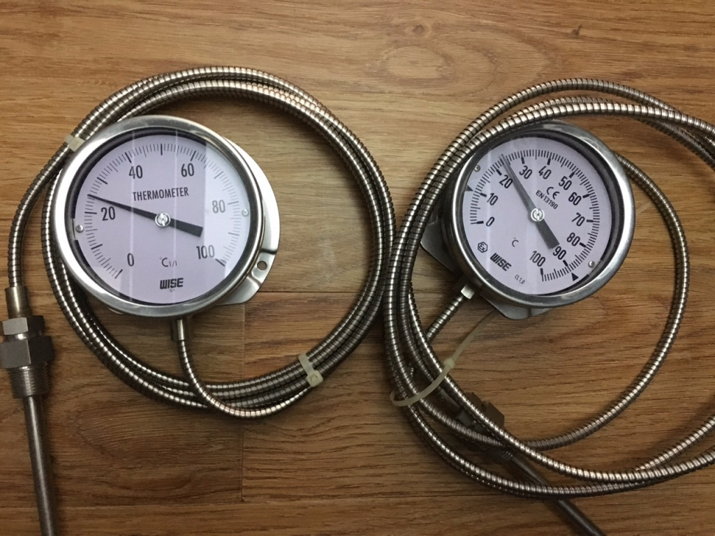 Đồng hồ đo nhiệt độ dây 3m, hiệu Wise Hàn Quốc
