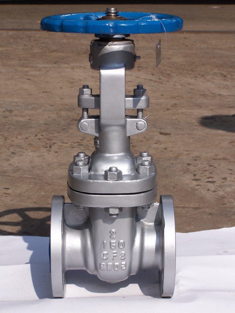 Van cồng inox lắp bích chất liệu inox 304