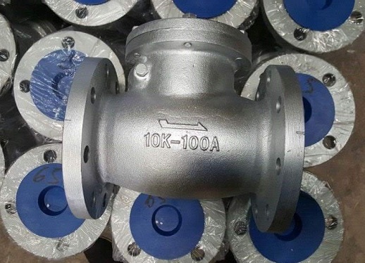 Van 1 chiều lá lật lắp bích inox 304
