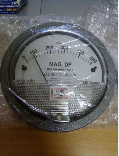 Đồng hồ chênh áp 500pa GB-Pháp chính hãng