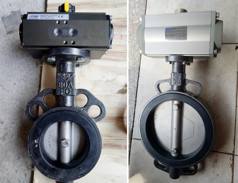 Van bướm điều khiển khí nén