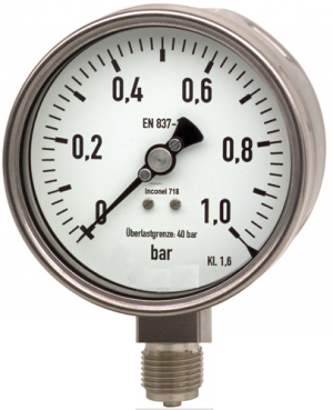 Đồng hồ đo áp suất 0-1 bar