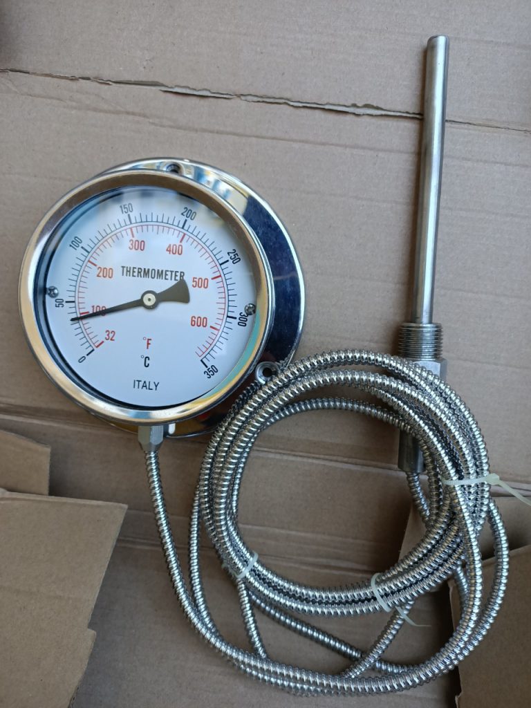 Đồng hồ đo nhiệt độ dây 3m 0-350oC, que đo nhiệt dài 15cm