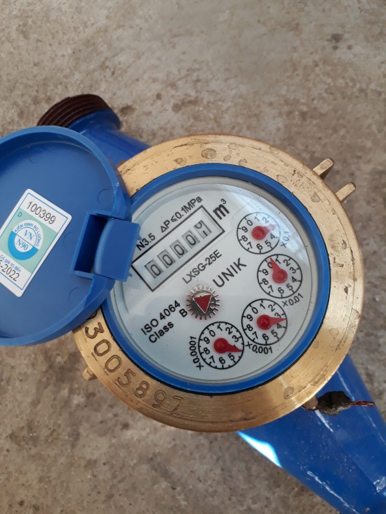 Đồng hồ nước lắp ren UNIK Đài Loan