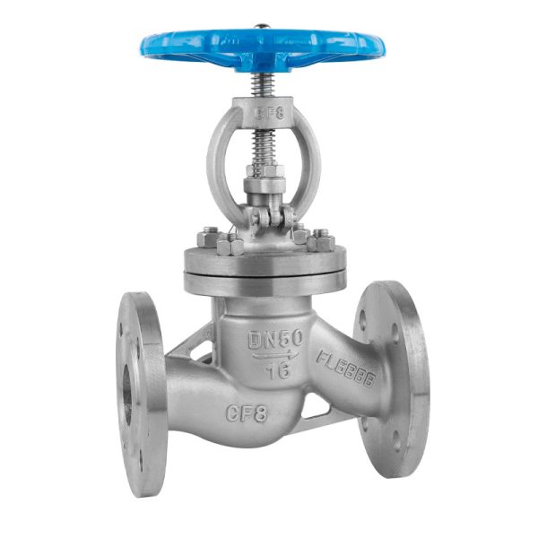 Van cầu hơi inox mặt bích DN50 J41W-16P