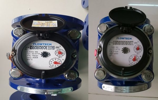 Đồng hồ nước Flowtech lắp bích