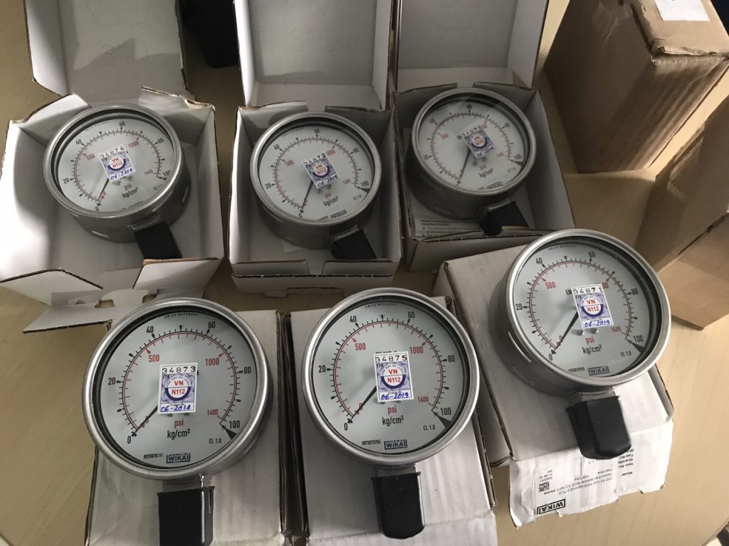 Đồng hồ đo áp suất wika hàng chinh hãng