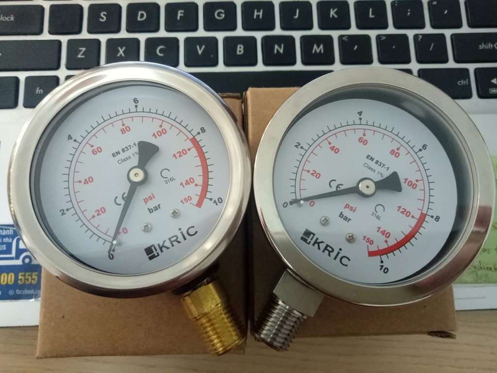 Đồng hồ đo áp suất không dầu