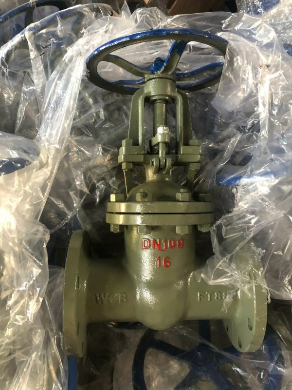 Van cổng thép WCB mặt bích DN100 model Z41H-16