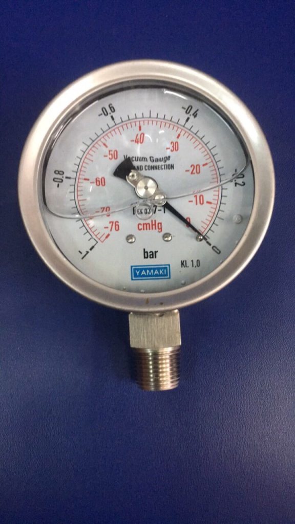 Đồng hồ đo áp suất chân không inox toàn bộ