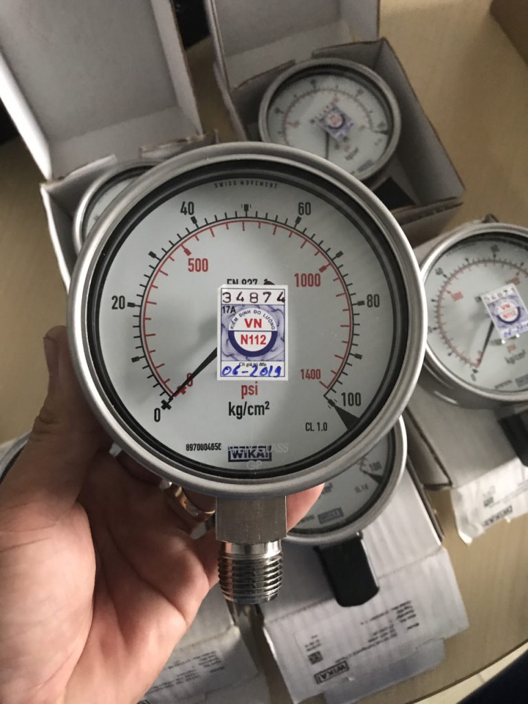 Đồng hồ đo áp suất WIKA 232.50 chính hãng