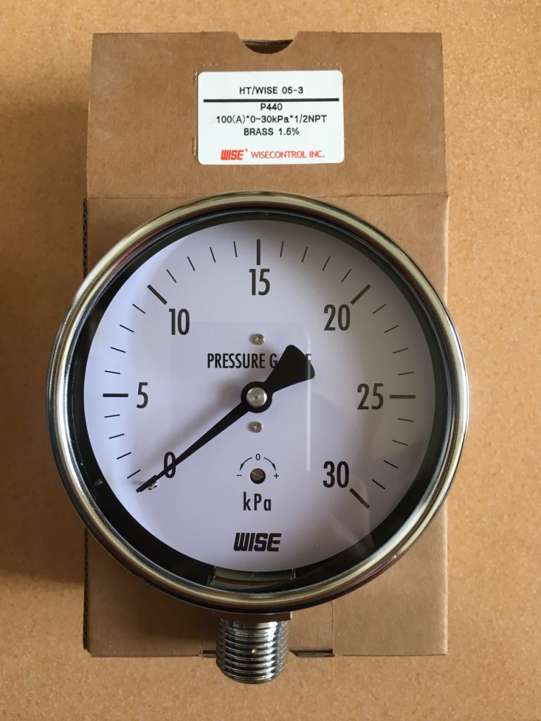 Đồng hồ đo áp suất thấp wise P440 30KPA 