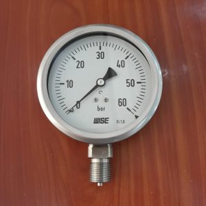 Đồng hồ áp suất mặt 100mm 60 bar