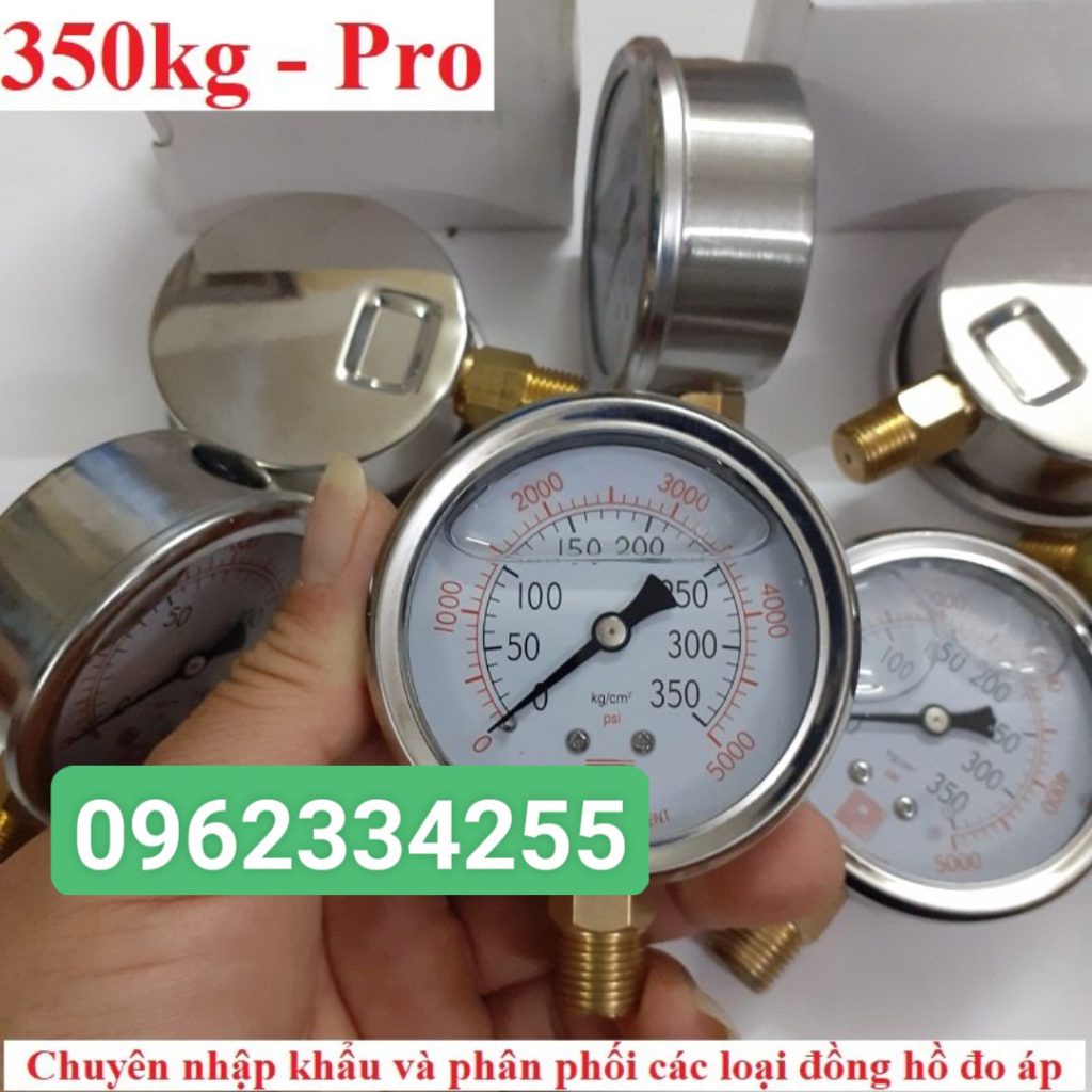 Đồng hồ áp suất 350Kg/cm2 hàng Prointrument - Đài Loan