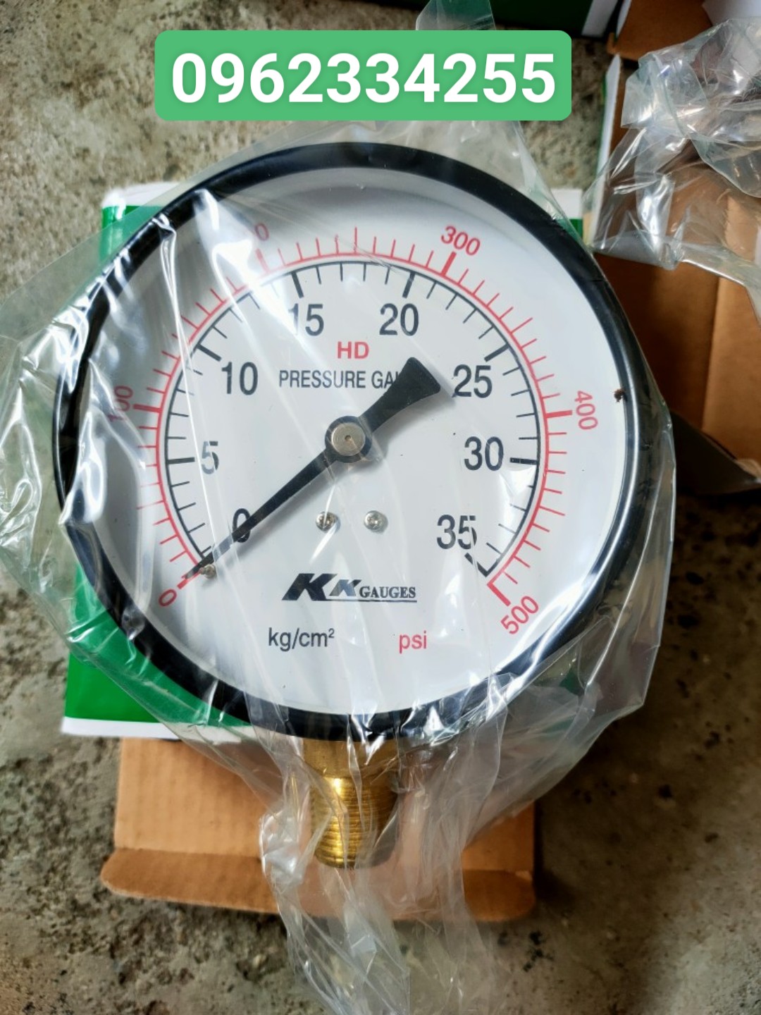 Đồng hồ áp suất 35kg