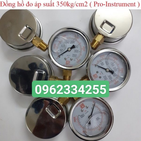 Đồng hồ áp suất dầu 350kg/cm2