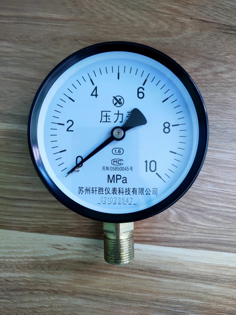Đồng hồ áp suất thủy lực 10Mpa