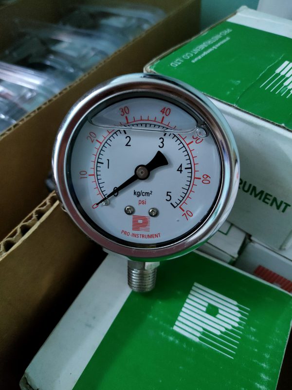 Đồng hồ áp suất dầu 5kg