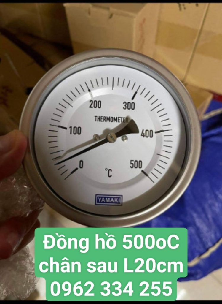 Đồng hồ đo nhiệt độ chân sau 0-500oC , que đo dài 20cm