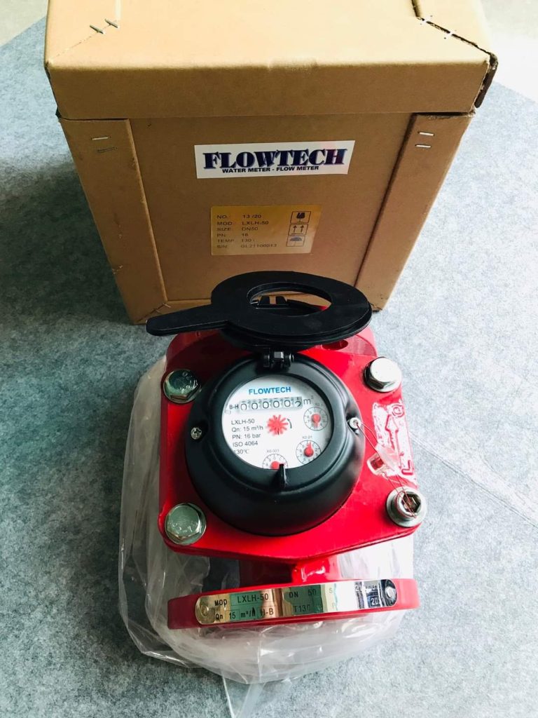 Đồng hồ nước nóng nối bích Flowtech Malaysia