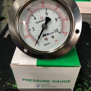 Đồng hồ áp suất hơi chân sau mặt 63mm