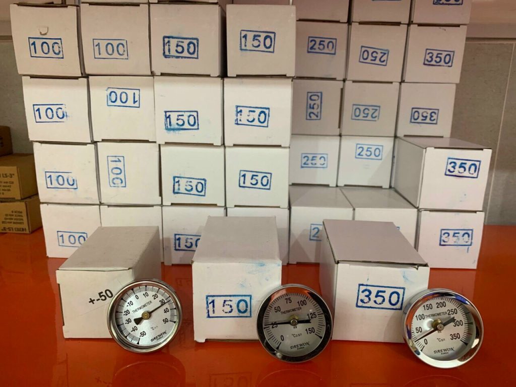 Đồng hồ đo nhiệt độ mặt 52mm