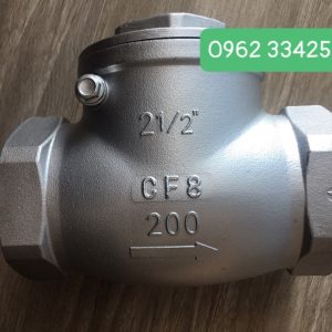 Van 1 chiều inox DN65 nối ren CF8M