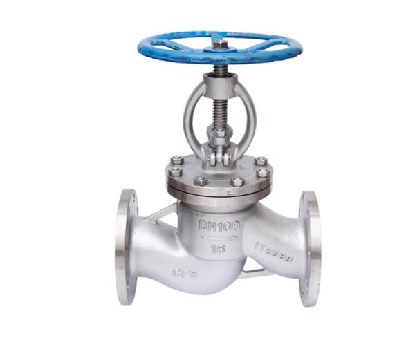 Van cầu hơi inox yên ngựa DN100 PN16