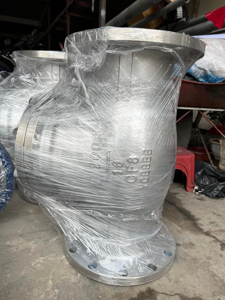 Van 1 chiều lá lật inox DN200 CF8M