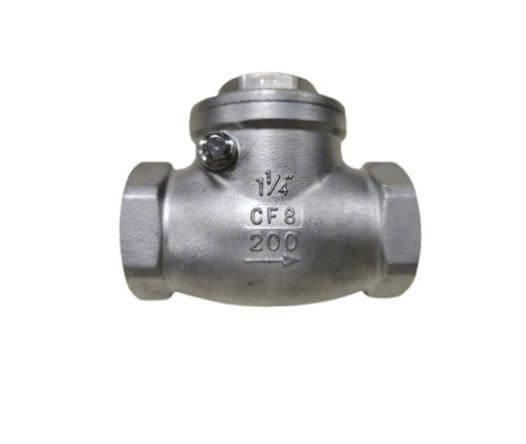 Van 1 chiều lá lật nối ren inox 304 DN32