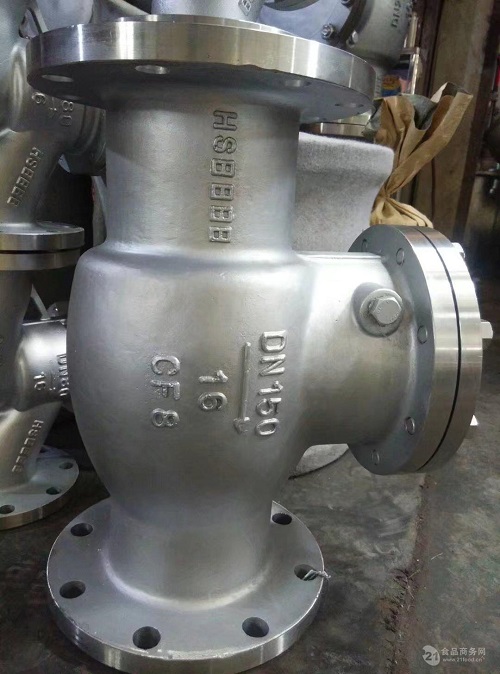 Van 1 chiều lá lật mặt bích inox DN150