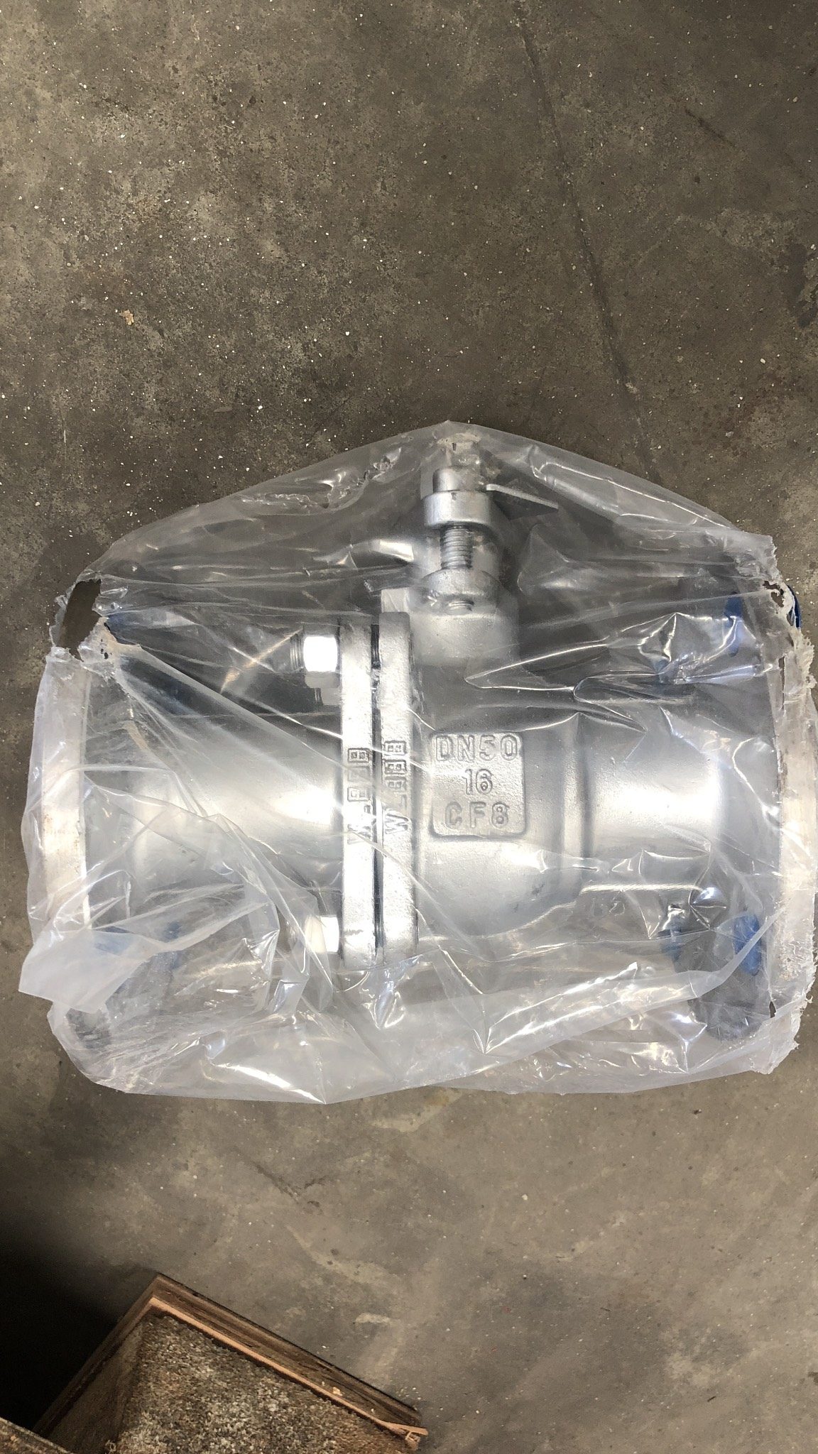 Van bi inox 304 DN50 mặt bích BS4504
