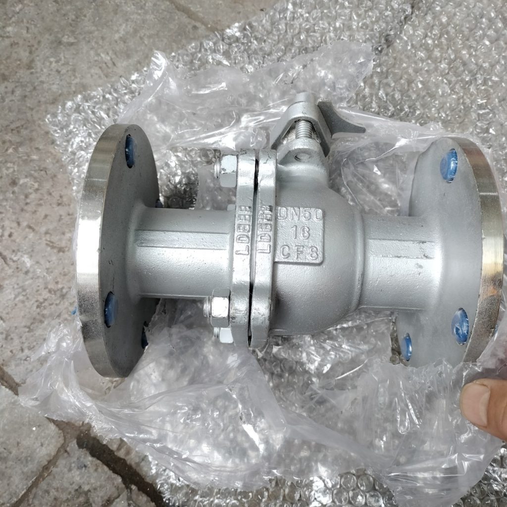 Van bi inox mặt bích DN50