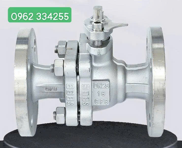 Van bi inox 304 mặt bích DN25
